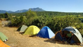 Фото палаточного лагеря