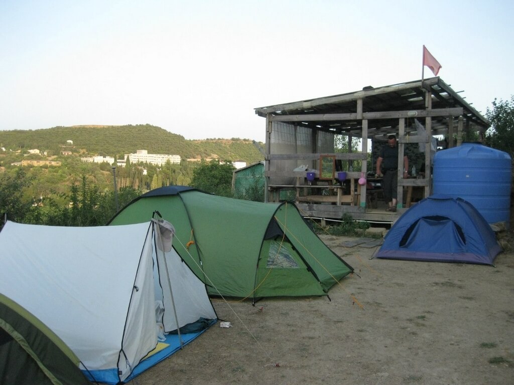 Палаточный лагерь в Крыму 2014