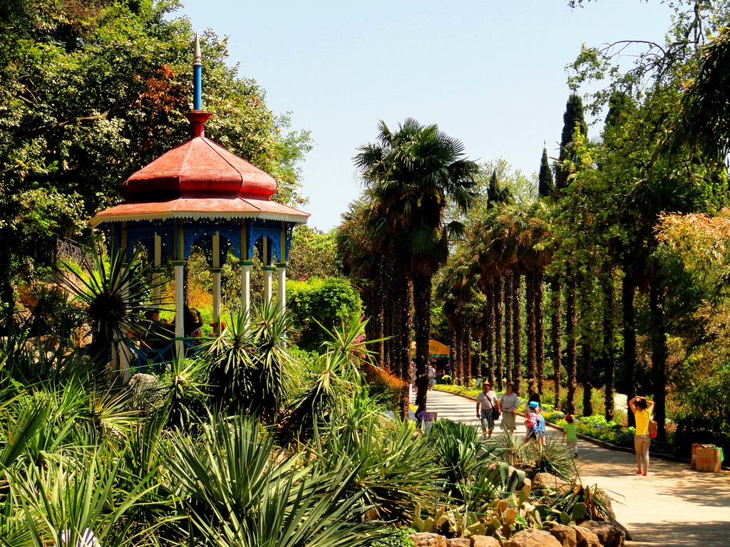 Никитский ботанический сад в Крыму Ялта